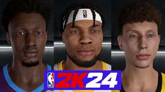 NBA 2K24 Fictional Cyberfaces Pack #1