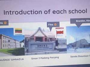 SMAN 3 Padang Panjang Jalin Kolaborasi dengan Lithuania dan Jepang