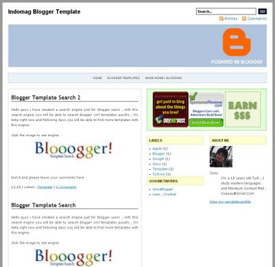 Indomagz Premium Blogger Template