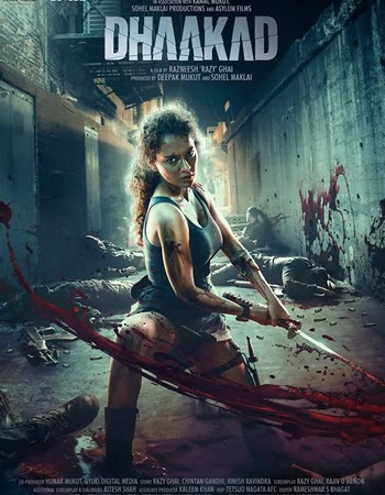 Dhaakad (2022) HDRip Hindi Movie Download - Mp4moviez