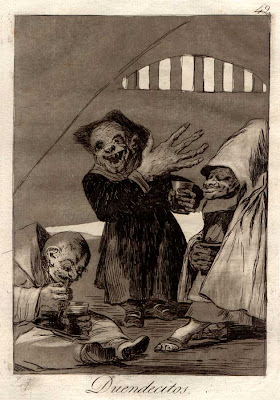 Hobgoblins. (Caprichos, no. 49 Duendecitos.)