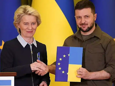 यूक्रेन जल्द ही यूरोपियन यूनियन (EU) का ऑफिशियल मेंबर बन सकता है।