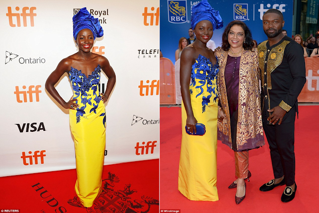 Flawless Lupita Struts Her Africanesque At Toronto International Film Festival