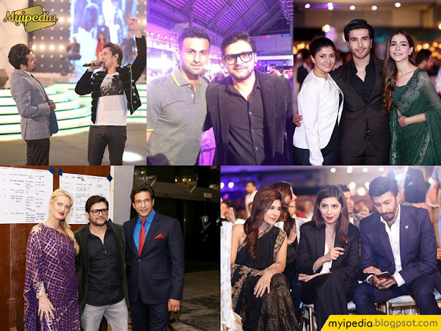 Pakistani Celebrities at Psl Launch Event at Expo Center Lahore 