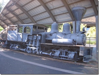 IMG_9405 Lima 2-Truck Shay Steam Locomotive 'Peggy' at the World Forestry Center in Portland, Oregon on September 24, 2009