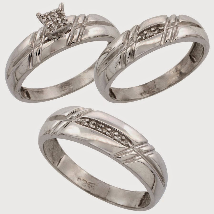  Cheap Trio Wedding Ring Sets  Beautiful Design