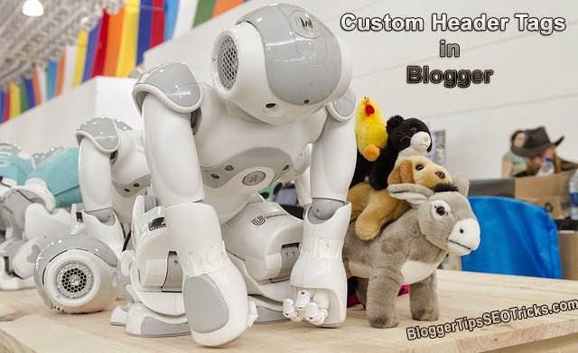 adding custom robots header tags in blogger