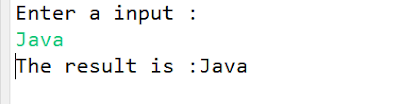 next() method in java