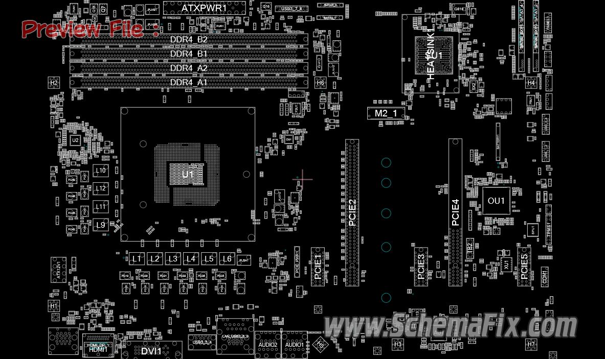 ASRock H170 PRO4 HYPER Rev 1.01 70 MXB2G0 A01 Schematic Boardview