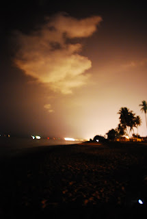 Terengganu Beach at Night, Residence Hotel Paka