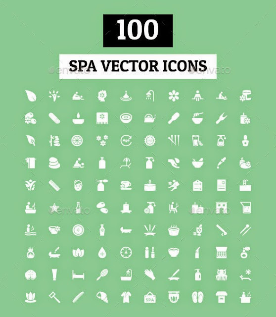 SPA vector icons