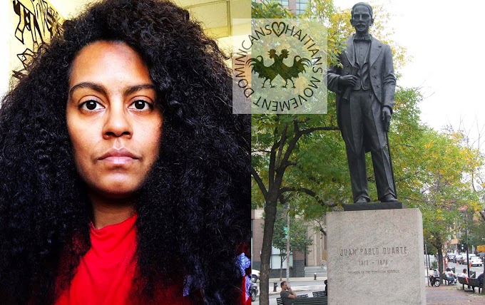 Denuncian movimiento pro haitiano dirigido por dominicana promueve tumbar estatua de Duarte en Nueva York