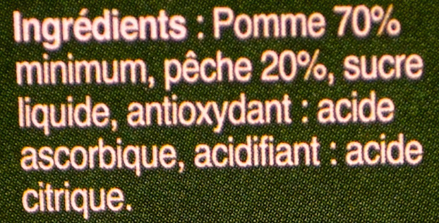 St Mamet - Ze Compot' - Ze Compot' Veloutée Pomme Pêche - Compote - Fruits - Peach Apple puree - Dessert - Food - Drinkable fruit puree - Compote à boire