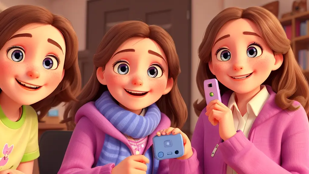 Girls delighted with new products