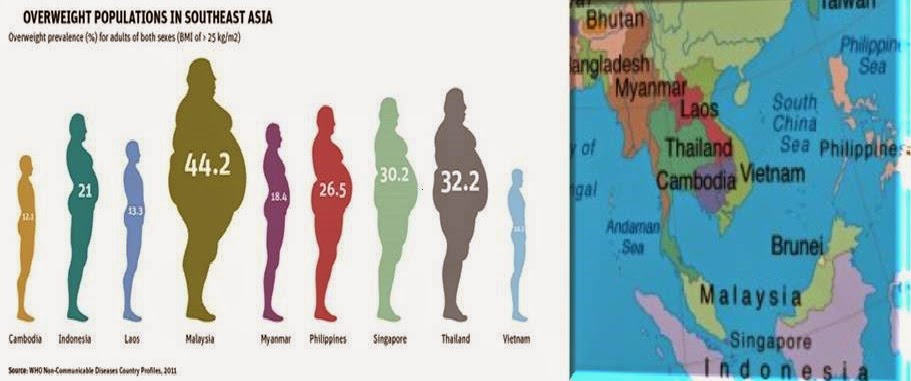 SOLYMONE BLOG: MALAYSIA THE FATTEST COUNTRY IN SOUTHEAST ASIA?