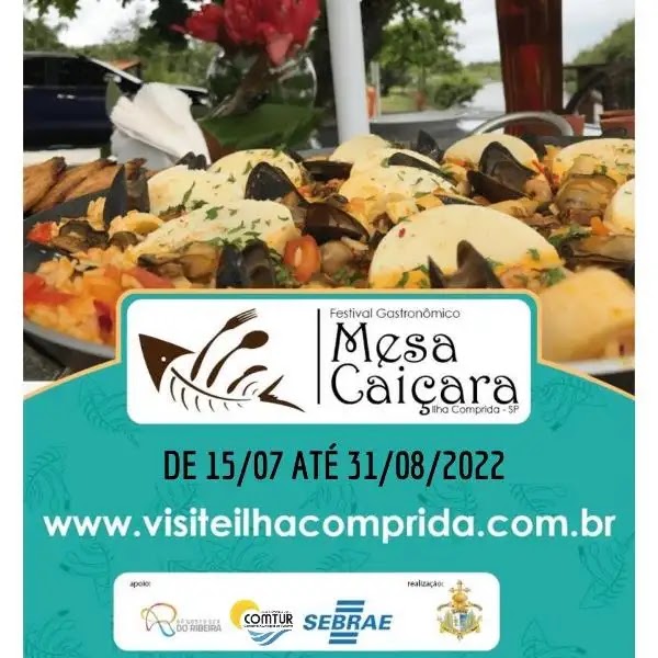 Ilha Comprida lançou mais uma edição do Festival Gastronômico Mesa Caiçara