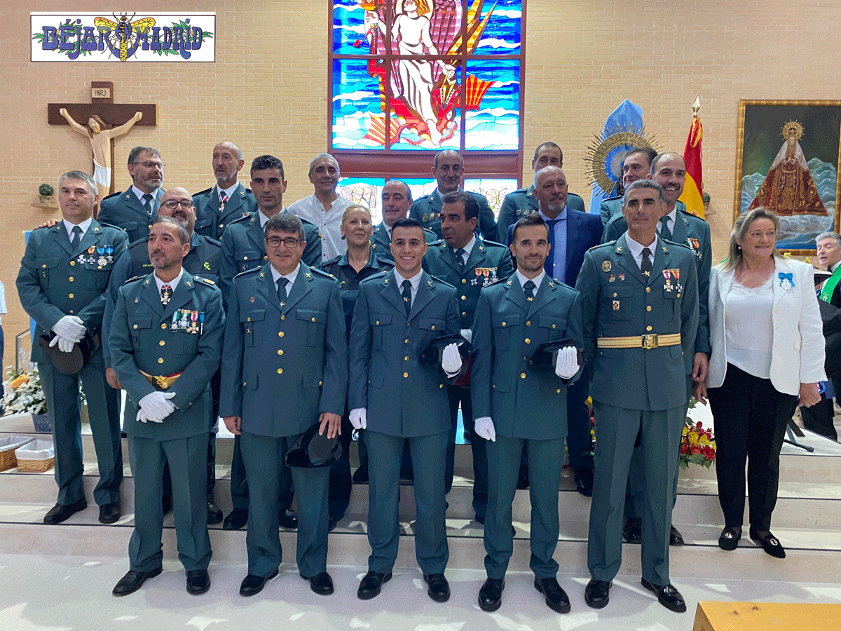 La Guardia Civil de Béjar honra a la Virgen del Pilar - 12 de octubre de 2022