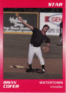 Brian Cofer 1990 Watertown Indians card