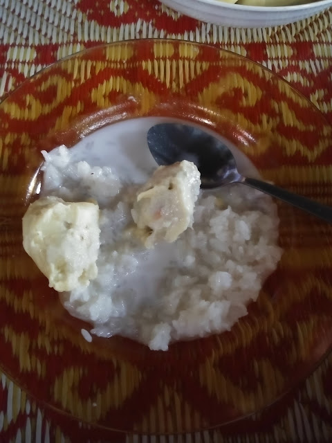 Pulut durian simple