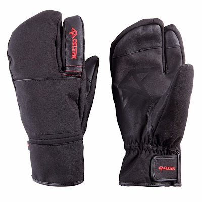 Celtek Trippin Black Lobster Claw, Snowboarding gloves, gloves,