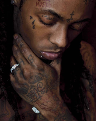 Lil Wayne Close Up Music Face Tattoo Poster Print By sxmb on