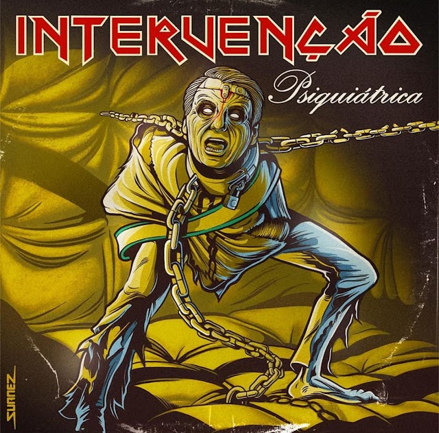 Bolsonaro: ilustrador Cristiano Suarez critica presidente com arte do Iron Maiden