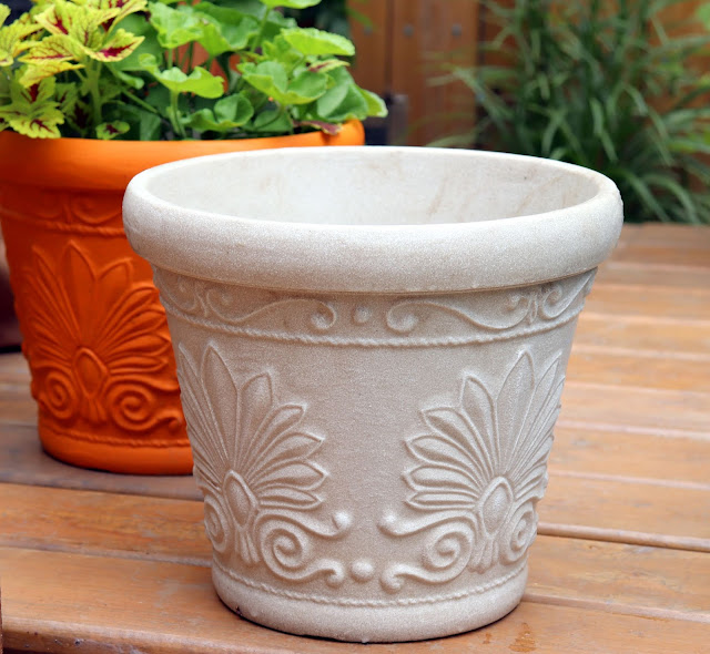 DIY painting plant pots with Americana decor outdoor living paint