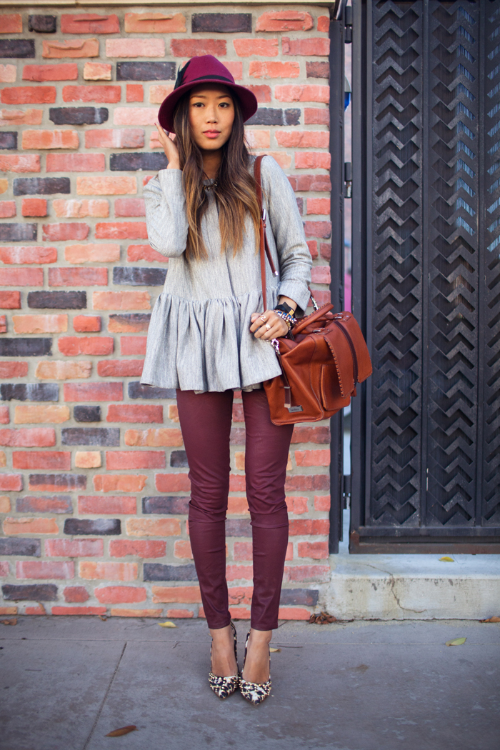 Burgundy Hues in LA