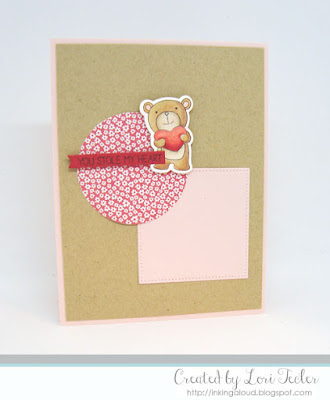 You Stole My Heart card-designed by Lori Tecler/Inking Aloud-stamps from Lil' Inker Designs