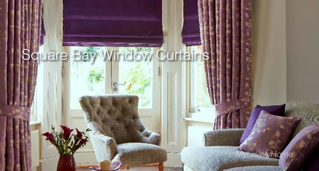 Square Bay Window Curtains ready made