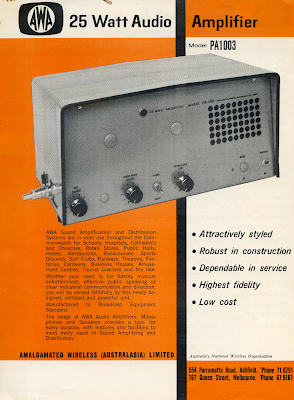AWA PA1003 ADVERTISEMENT