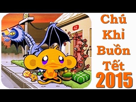 Hướng dẫn chơi game chú khỉ buồn tết 2015 - Game 24h