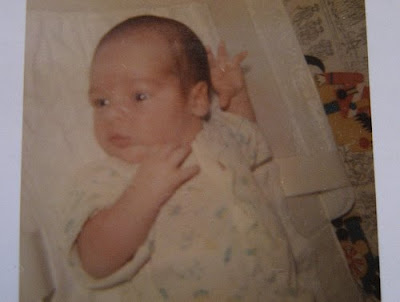 Hal as a poutylipped baby circa 1974 Born 7lbs 8oz 21 inches