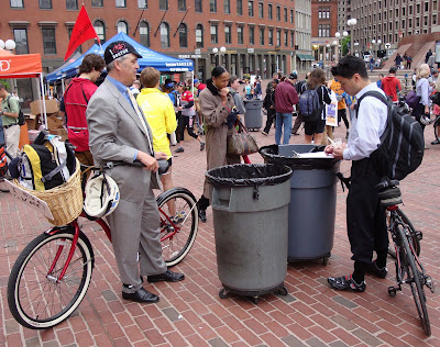 Boston bikes party