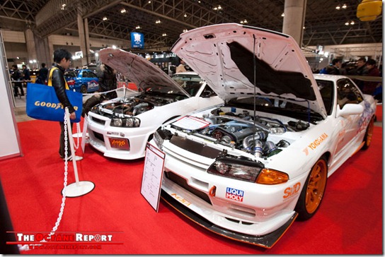  Tokyo Auto Salon and shot some of the Nissan Skyline GTR's at the show
