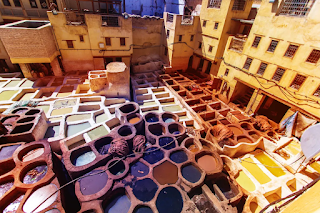 Marrakech Tanneries in Morocco