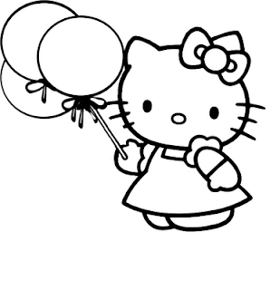 hello kitty coloring pages, kids coloring pages