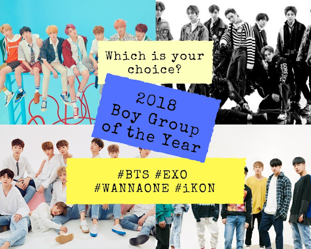 2018 kpop boy group of the year award