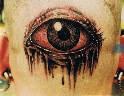 Tattoo kapala sebagian juga menyerupai tattoo 3D seperti dibawah ini sebuah