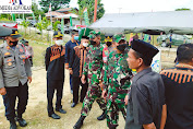 Katim Wasev Kunjungi TMMD 113 Gayo Lues, Tinjau Jalan dan Jembatan