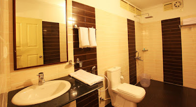 Bathroom at the cottages of The Wind Munnar - the best luxury hotel/resort in Munnar 