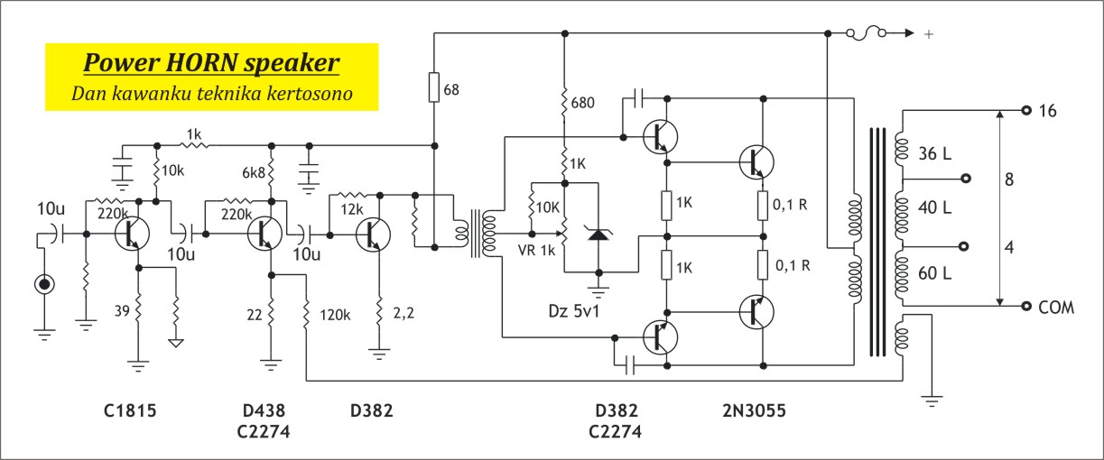 DK Tech PCB Audio Power AMPLIFIER SKEMA POWER AMP CLASS 