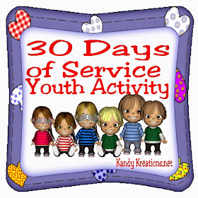 Give a real gift of love with 30 days of service for your family. This activity is designed for a youth service activity but can be used for a family home evening lesson or as a way to serve someone you love.