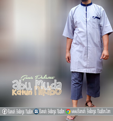 Gamis Pakistan Abu Muda Katun Nikibo