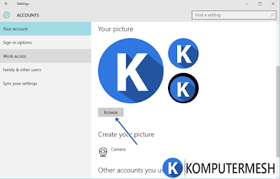 Cara Mengganti Foto Profile (Account Picture) Pada Windows 10 