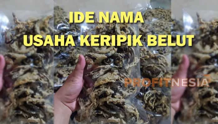 nama keripik belut yang unik