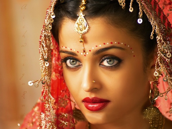  between the eyes and is an important part of the Indian bridal look