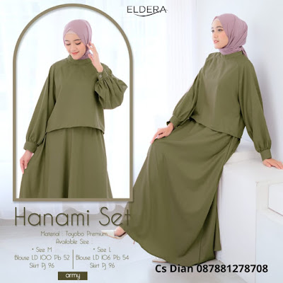 HANAMI SET By ElderaOfficial - Butik Busana Muslim Terbesar dan Terlengkap