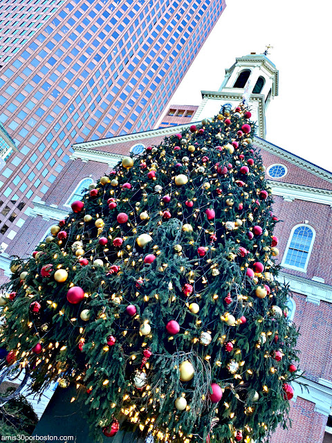 Árbol de Navidad de Faneuil Hall en Boston