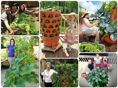 Garden Tower 2 - The Composting 50 Plant Organic Container Garden